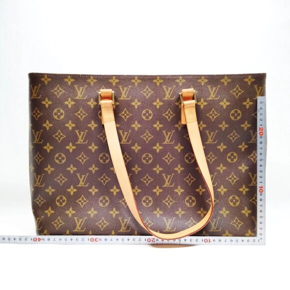 Authentic Louis Vuitton Luco Brown Monogram Tote Bag mn780-111725 - Picture 2 of 16